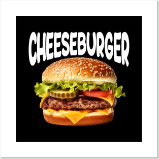 Cheeseburger | Dot Style Posters and Art